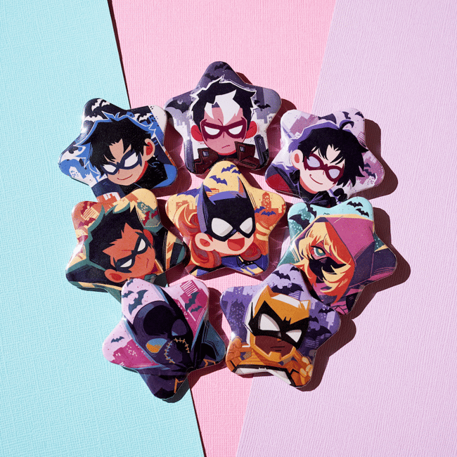 BatFamily Star Buttons