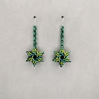 Image 7 of Starry Night Chainmaille Earrings