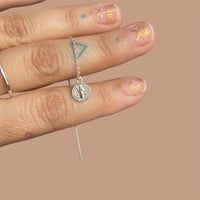 Image 1 of saint benedict thread earring