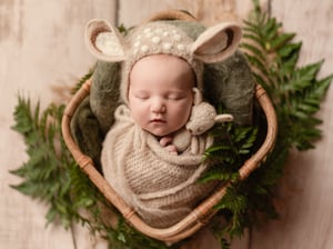 Image of Fawn bonnet and lovey set 