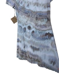 Image 3 of L 90's Babydoll Mini Dress in Muted Stone Agate Ice Dye