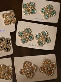Image 2 of Pearl Bloom Earrings 