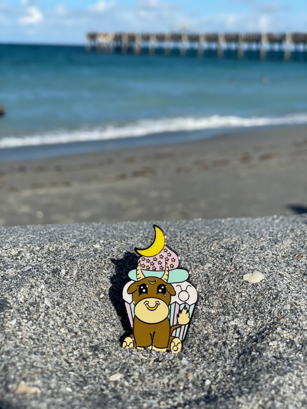 Image of Taurus Cupcake Pin