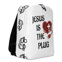 Image 3 of JESUS IS THE PLUG BACKPACK