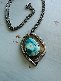 Image 1 of Sierra Nevada turquoise talisman necklace