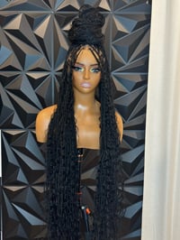 Image 1 of Gina , Knotless Boho Braided Glueless Wig