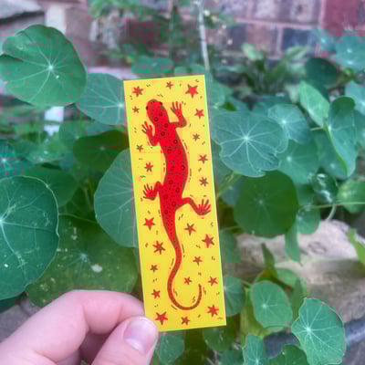 Image of Red Eft Newt sticker