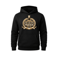 VINTAGE HEARONTRACKZ ROYAL LOGO DIAMOND STUDED HOODIE