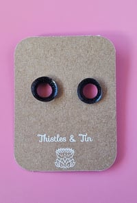 Image 11 of 10mm Glitter Silicone Ear Tunnel - SKU 207