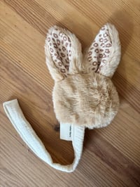 ATTACHE SUCETTE LAPIN MOTIF SAFARI