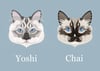 Digital Pet Portrait DUO