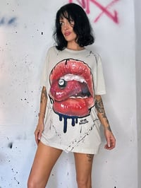 Image 3 of “8 BALL” HAND PAINTED T-SHIRT LARGE