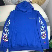 Image 3 of UNISEX BLUE FLAME FACE SET