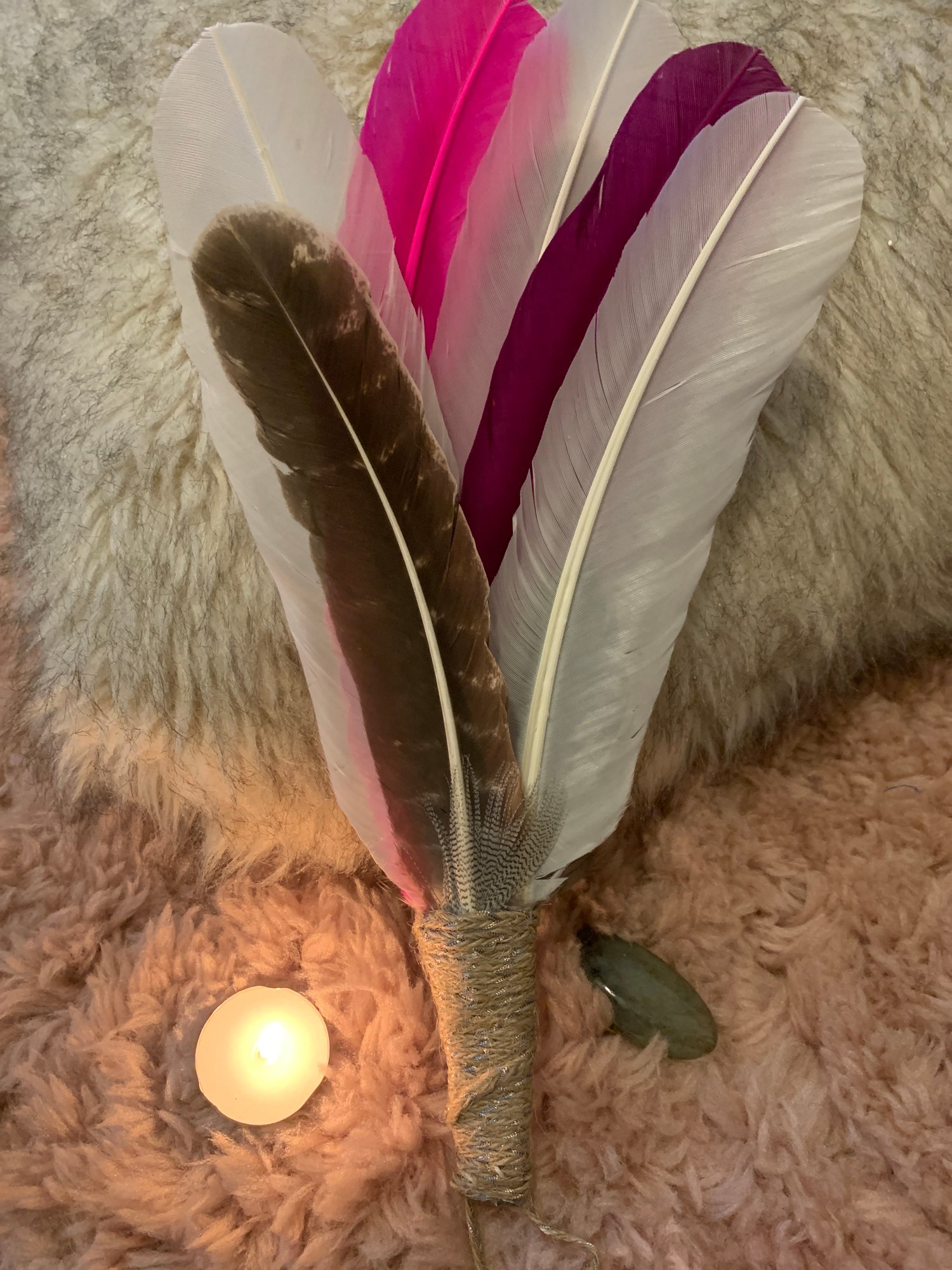 Image of That spirit again ~ Smudge feather large US Free shipping
