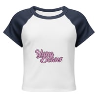 Image 7 of Yung Beans Women’s micro rib raglan baby tee
