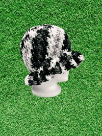 Image 3 of Black & White Wavy Hat