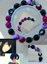 Image 2 of 🌸 Bracelets inspirés d’univers anime – Pierres naturelles