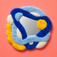 Image 1 of Miroir serpentin bleu 