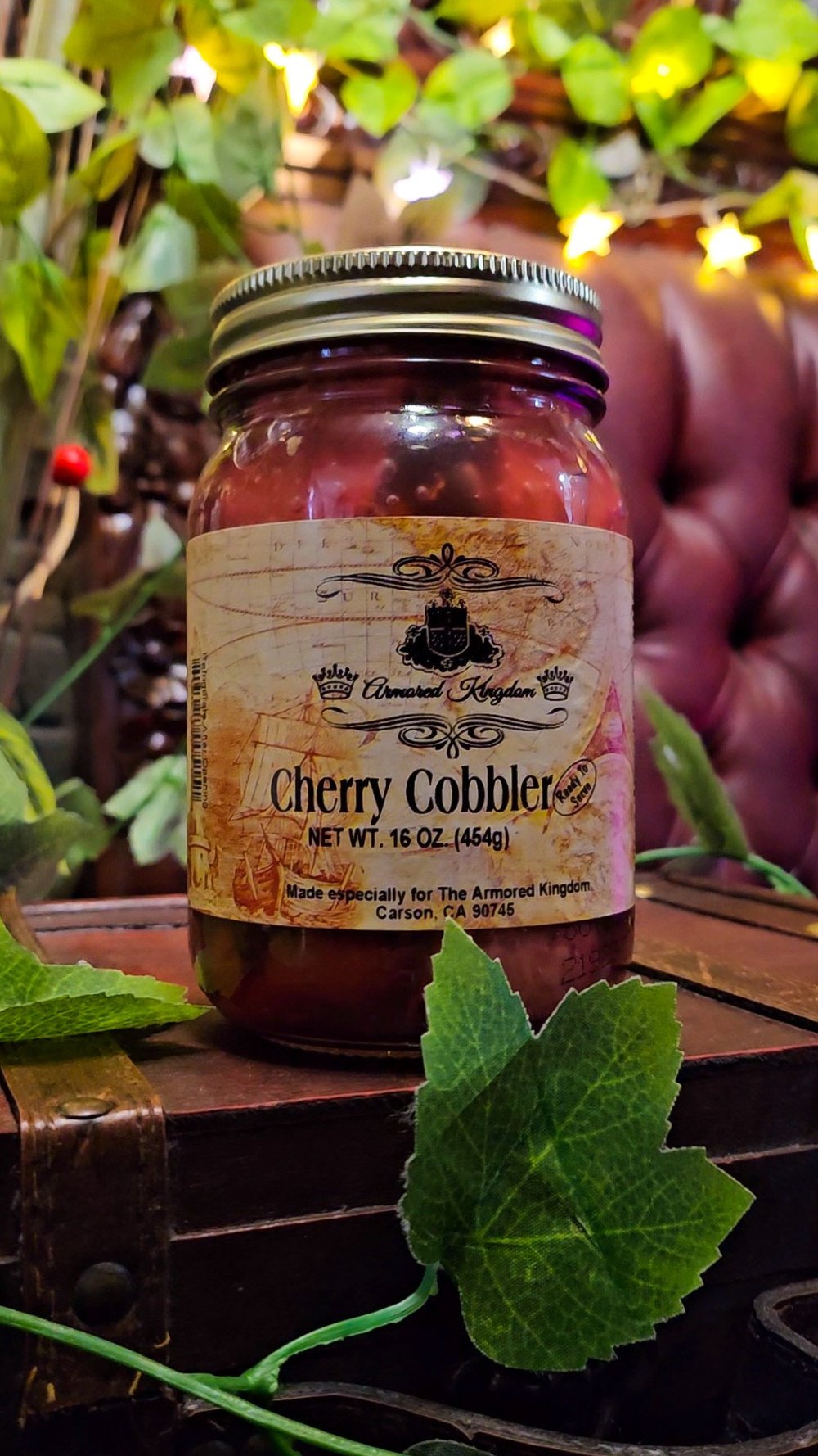 👑The Armored Kingdom Premium Cherry Cobbler (16 OZ)🍒🥧