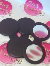 Image 1 of Black Compact Mirror