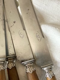 Image 3 of Anciens couteaux de table Raffin (2 lots de 6)
