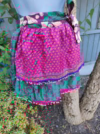 Image 1 of Boho slip skirt Two lines of beading 
