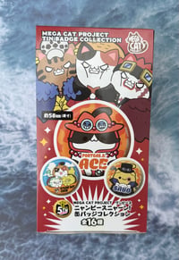 Image 1 of One Piece Mega Cat Project 5th Anniversary Tin Badges! 