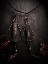 Image 1 of horned god hangers (can be earrings for non-sensitive ears)