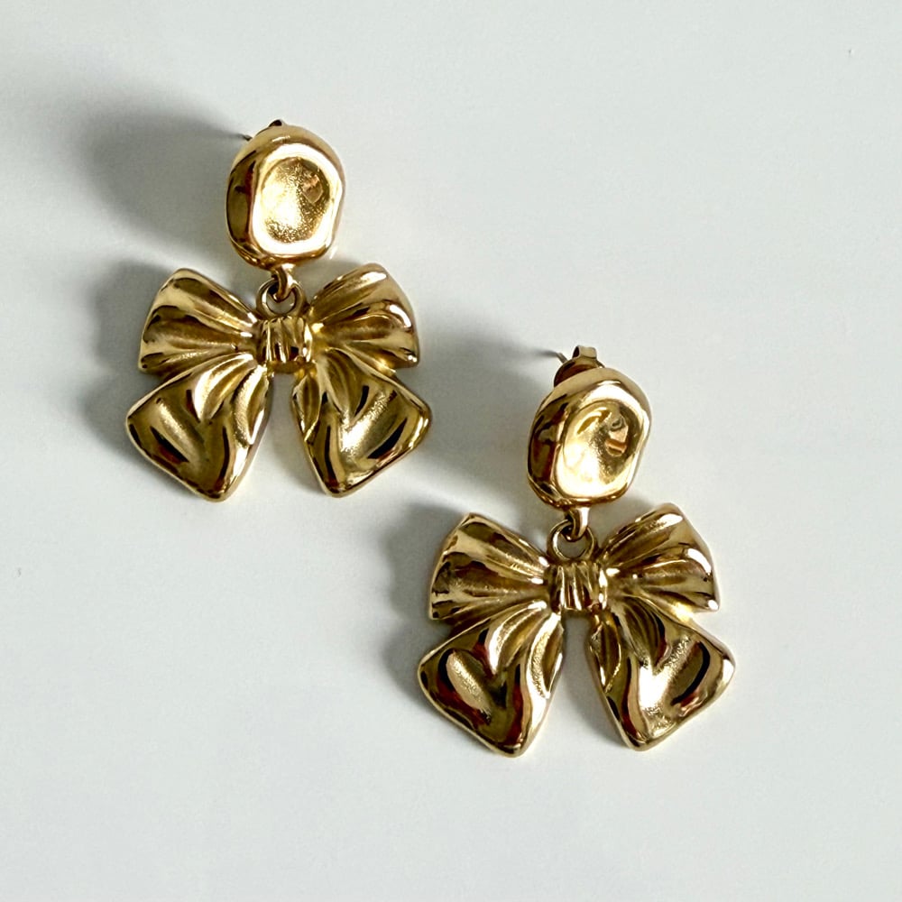 Image of ORECCHINI ACCIAIO FIOCCO