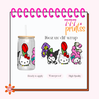 Kawaii Garden UV DTF Cup wrap