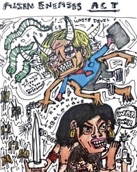 “ BATTLE SCENE   “ canvas 