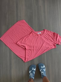 peach dress (sz small)