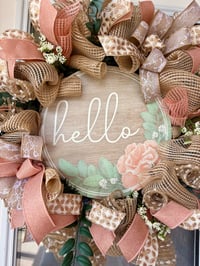 Image 5 of Spring Welcome Wreath 