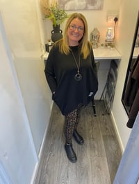 Image 1 of Oversized Zip Jumper With Pockets 