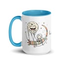 Image 12 of Forever young mug  with Color Inside