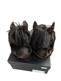 Image 2 of Dolce & Gabbana Pony Platform Slide Slippers - 9
