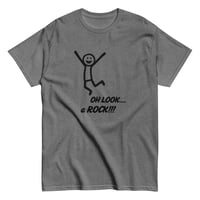 Image 10 of Unisex classic tee, Oh Look A Rock Funny T-Shirt | Rock Lover Humor Graphic Tee