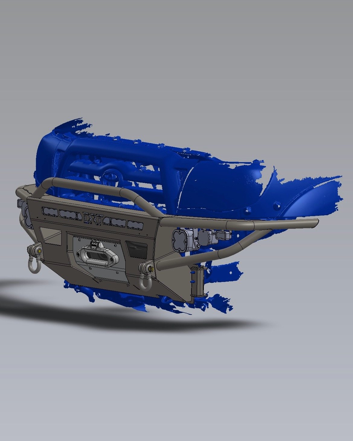 05-11 Tacoma Hybrid front bumper | DRT Fabrication