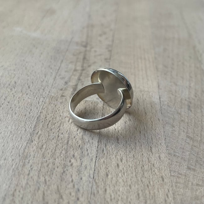 "M" Ring - size O1/2