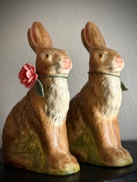 Image 4 of Chalkware Rabbit Pair (2 options)