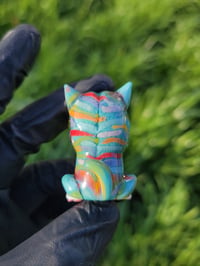 Image 2 of Carnival Blue Kitty Pendant