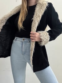 Image 5 of Vintage fur corduroy jacket // M 