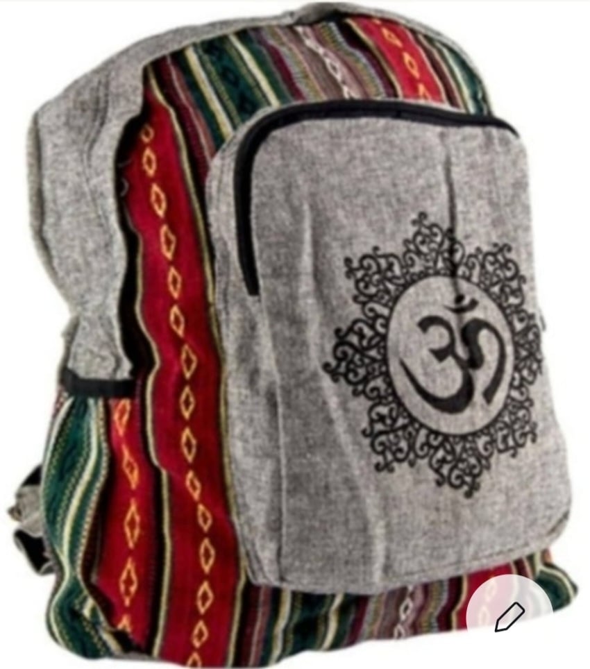 Image of Handmade Hemp back pack