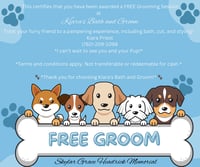 Image 1 of Kiera's Bath and Groom