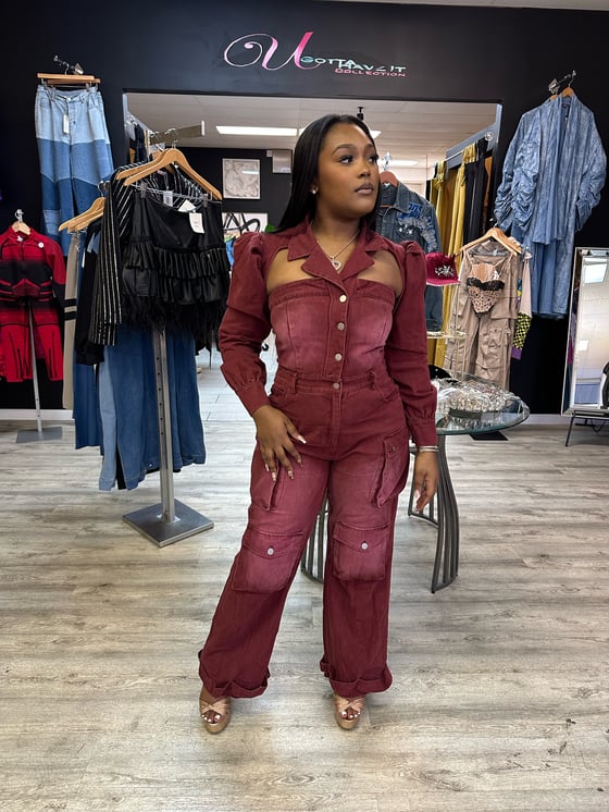 Image of Cranberry Jumpsuit