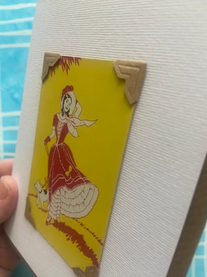 Image of Crinoline Lady and Dog
