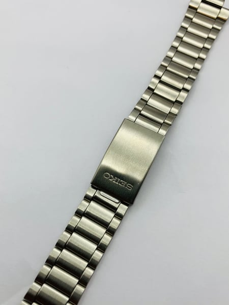 Image of Rare 1980's Seiko stainless steel watch strap,Old Stock,9.5mm/20mm