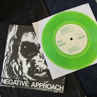 NEGATIVE APPROACH 7" (2021 Press) Lime Green Vinyl