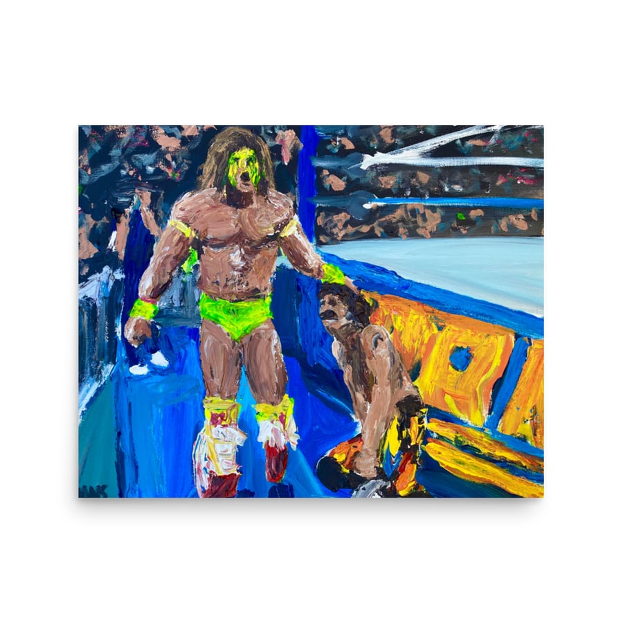 Image of Warrior vs Rude 16” x 20” print