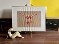 Image 1 of Pastel Figure Drawing on Paper